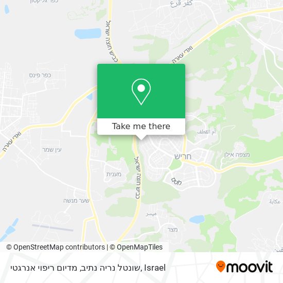 שונטל נריה נתיב, מדיום ריפוי אנרגטי map