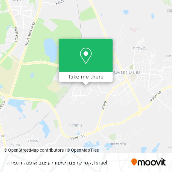 קטי קרצמן שיעורי עיצוב אופנה ותפירה map