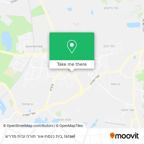 בית כנסת-אור תורה ובית מדרש map