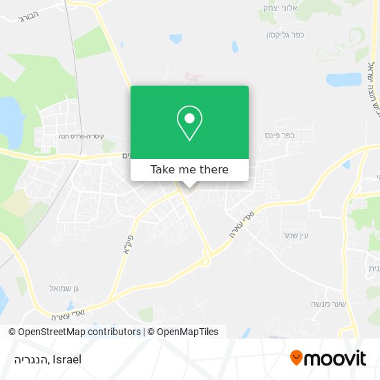 הנגריה map