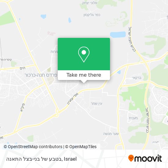 בטבע של בני-בצל התאנה map