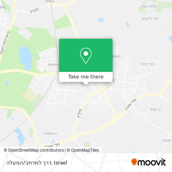 דרך למרחב/המעלה map