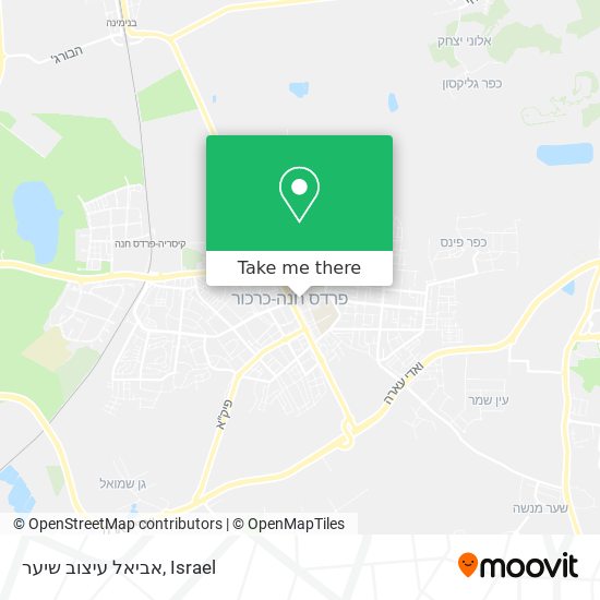 אביאל עיצוב שיער map