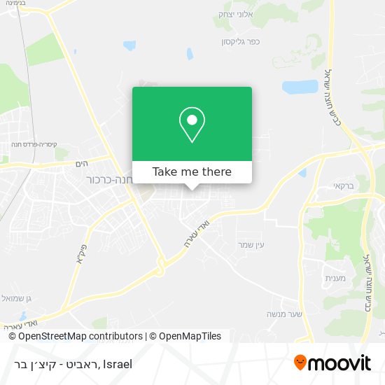 ראביט - קיצ׳ן בר map