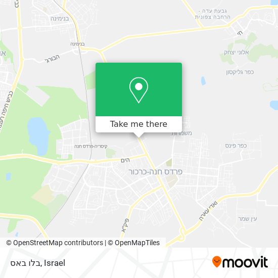 בלו באס map