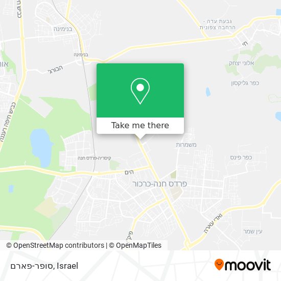 סופר-פארם map