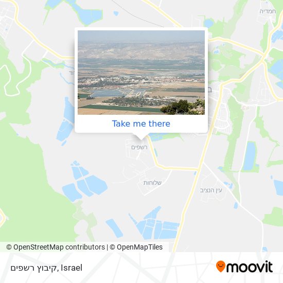 קיבוץ רשפים map