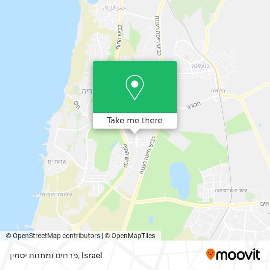 פרחים ומתנות יסמין map