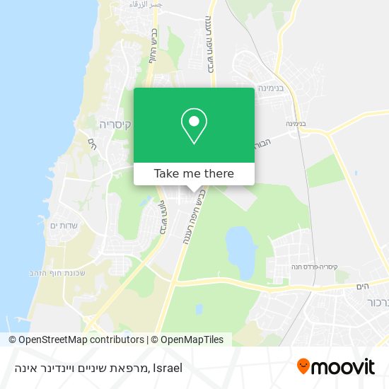 מרפאת שיניים ויינדינר אינה map