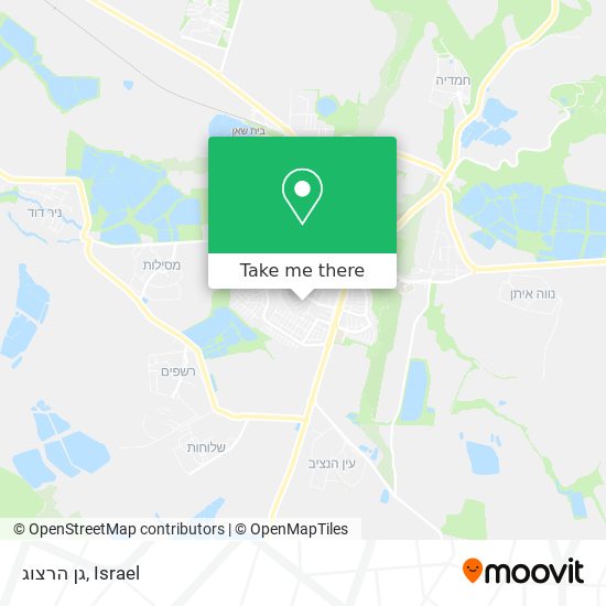 גן הרצוג map