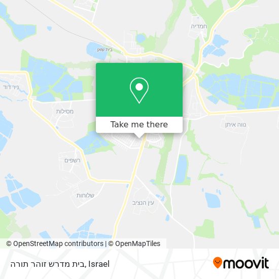 בית מדרש זוהר תורה map