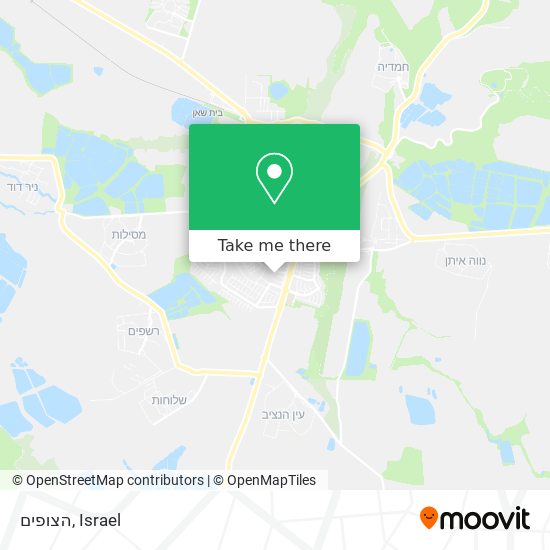 הצופים map