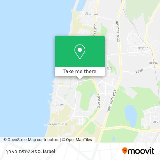 ספא שמים בארץ map