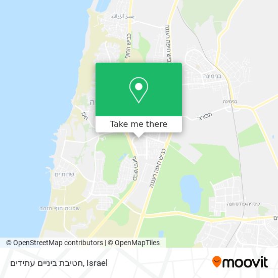 חטיבת ביניים עתידים map