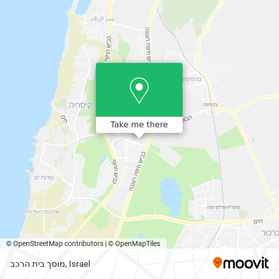 מוסך בית הרכב map