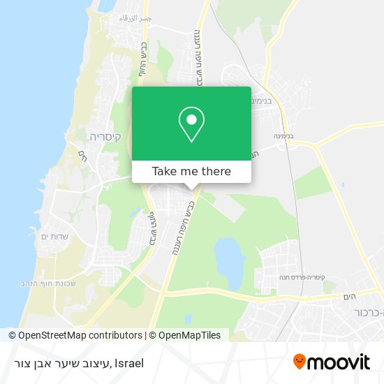 עיצוב שיער אבן צור map