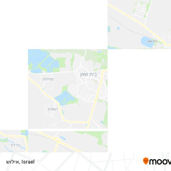 אילוש map