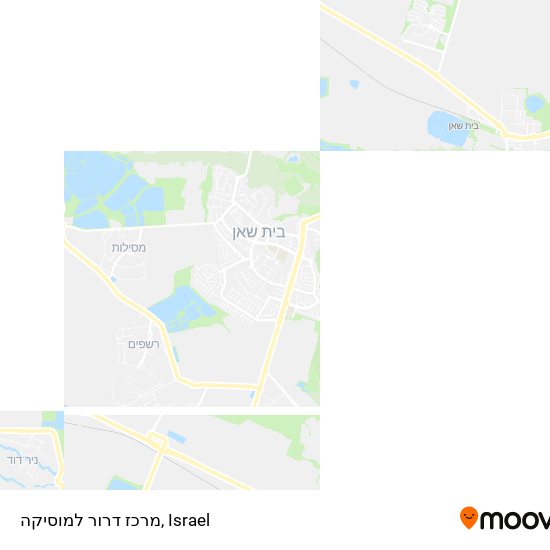 מרכז דרור למוסיקה map