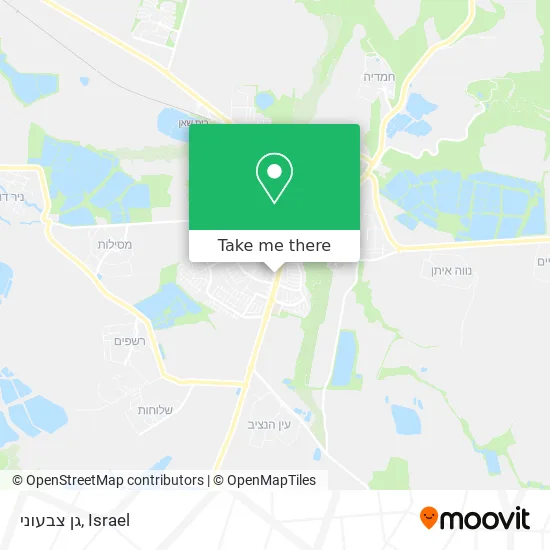 Карта גן צבעוני