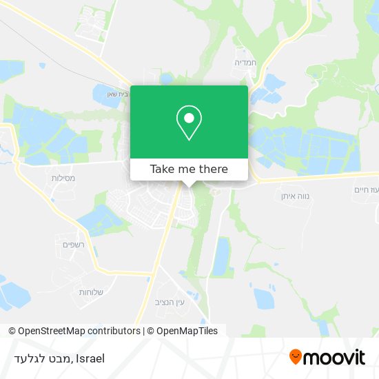 מבט לגלעד map