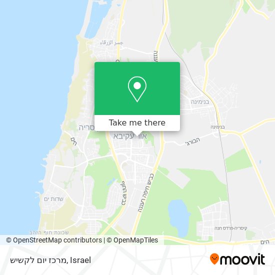 מרכז יום לקשיש map