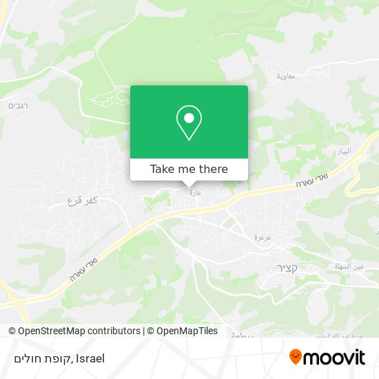 קופת חולים map