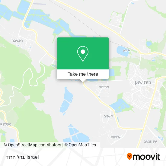 Карта נחל חרוד