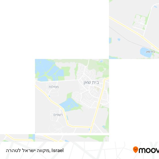 Карта מקווה ישראל לטהרה