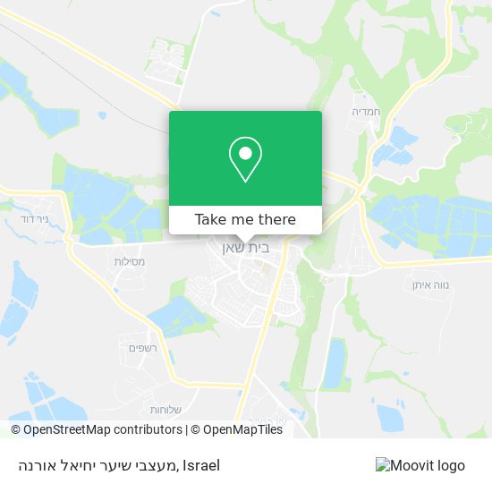 מעצבי שיער יחיאל אורנה map