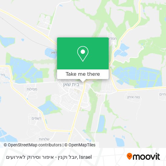 יובל וקנין - איפור וסירוק לאירועים map