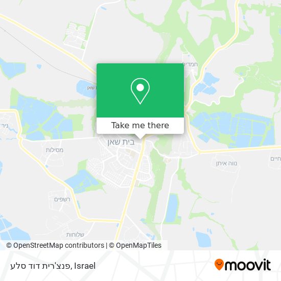 פנצ'רית דוד סלע map