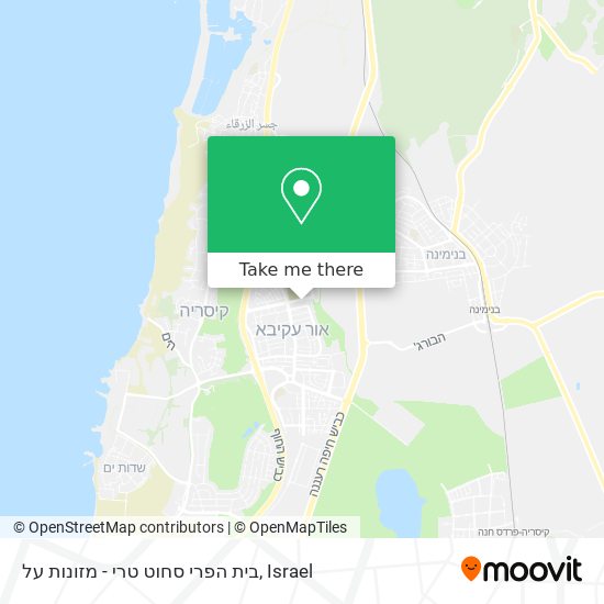 בית הפרי סחוט טרי - מזונות על map