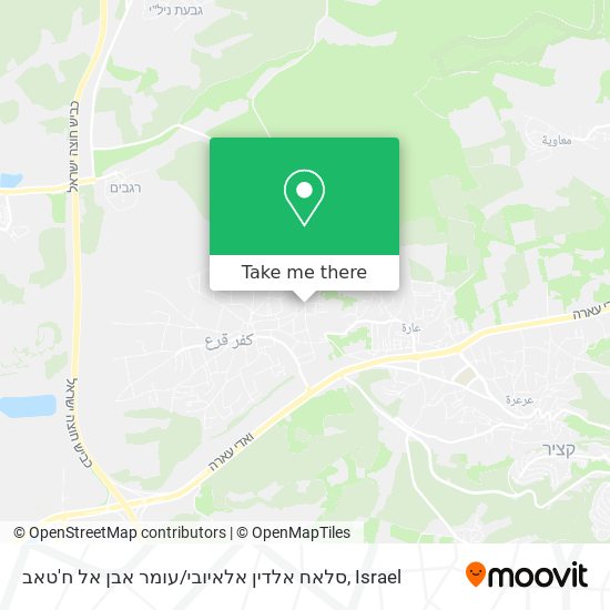 סלאח אלדין אלאיובי / עומר אבן אל ח'טאב map