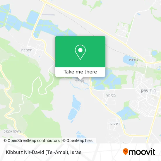 Карта Kibbutz Nir-David (Tel-Amal)