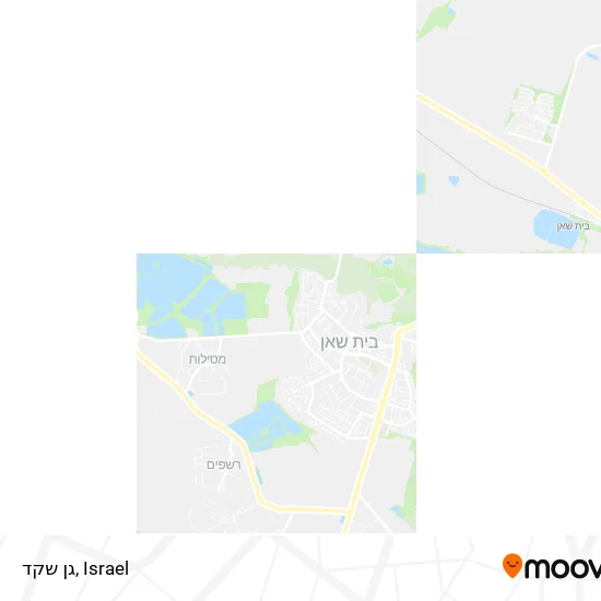 Карта גן שקד