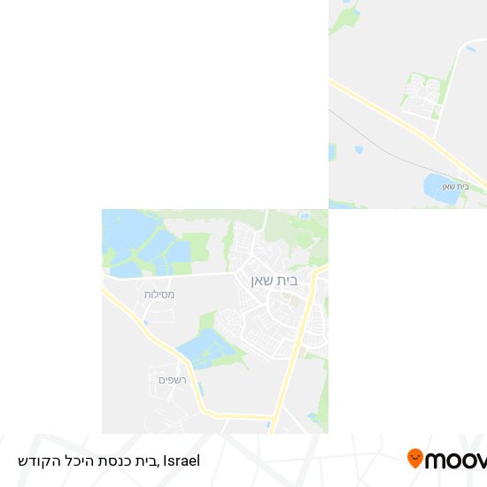 בית כנסת היכל הקודש map