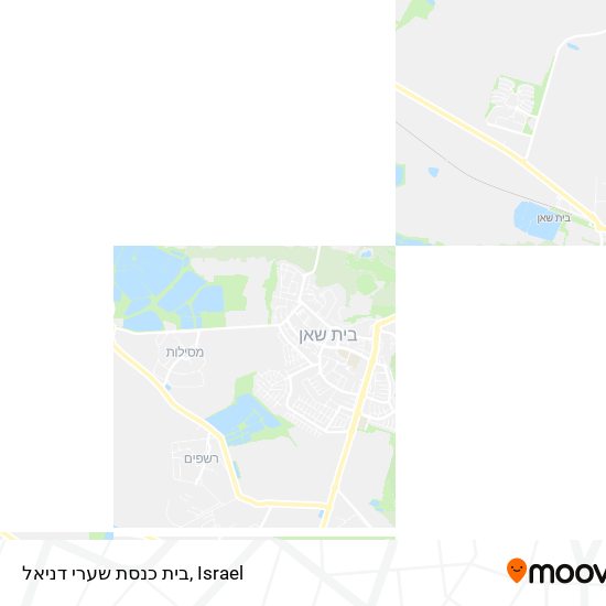 Карта בית כנסת שערי דניאל