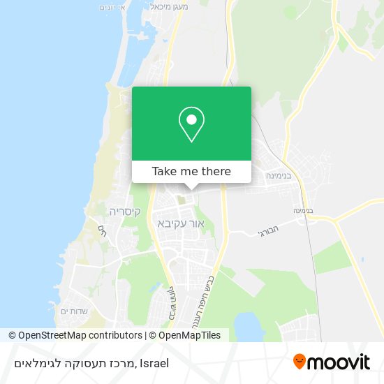 מרכז תעסוקה לגימלאים map