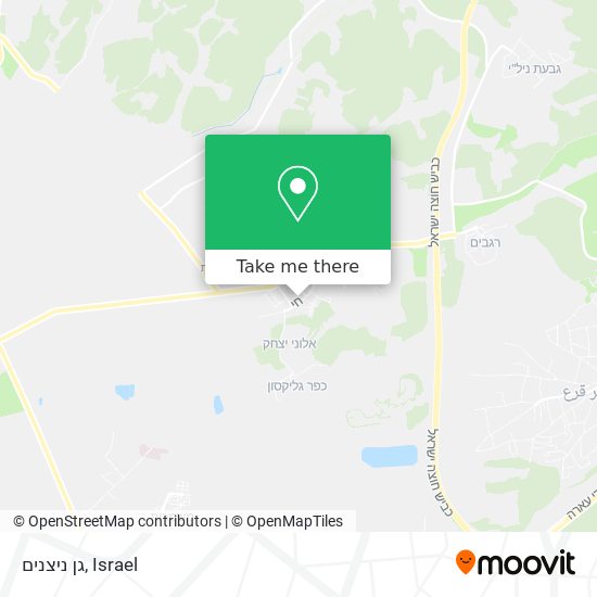 גן ניצנים map