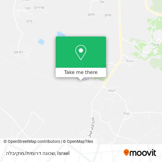 שכונה דרומית/מוקיבלה map