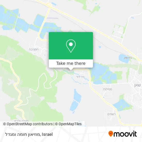 Карта מוזיאון חומה ומגדל