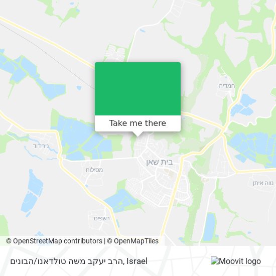 הרב יעקב משה טולדאנו/הבונים map