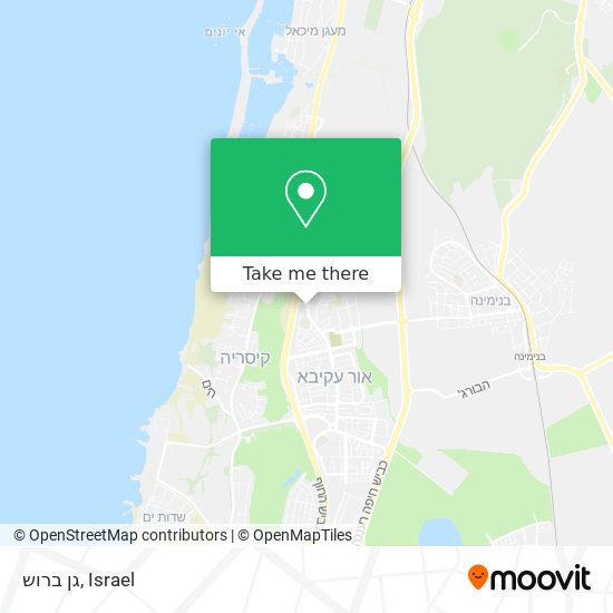 גן ברוש map