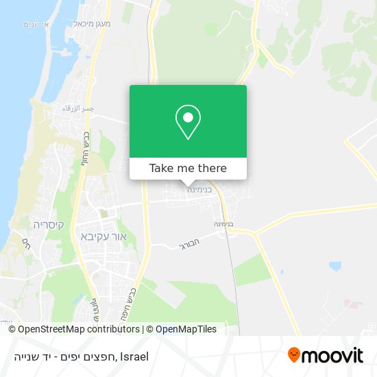 חפצים יפים - יד שנייה map