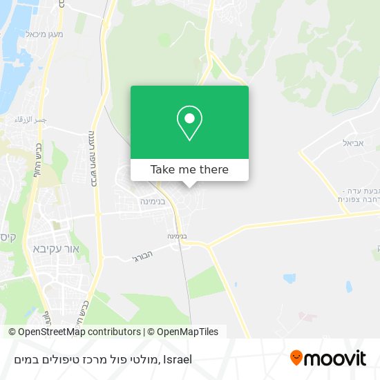 מולטי פול מרכז טיפולים במים map