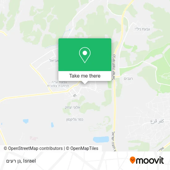 Карта גן רעים