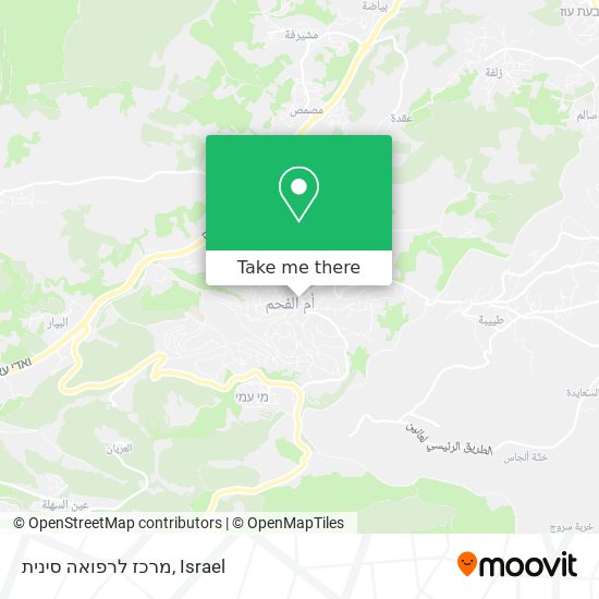 מרכז לרפואה סינית map