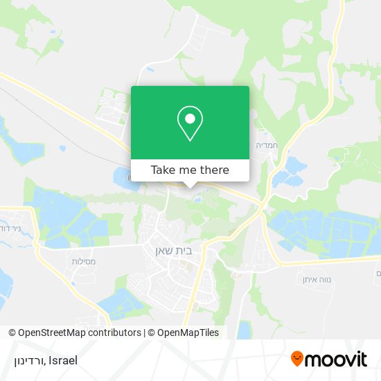 ורדינון map