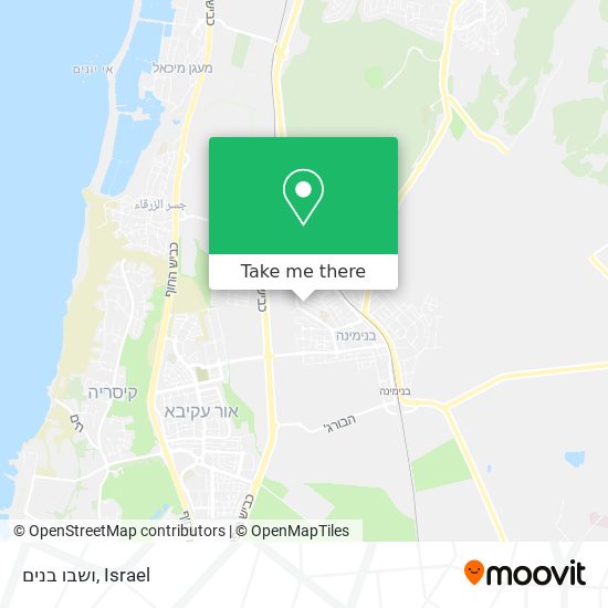 ושבו בנים map