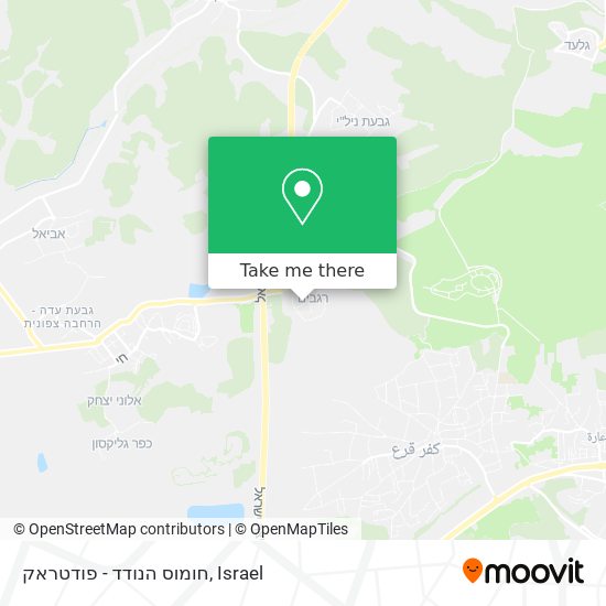 חומוס הנודד - פודטראק map